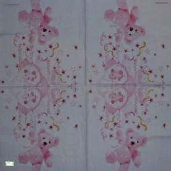 1 serviette papier Ourson -73