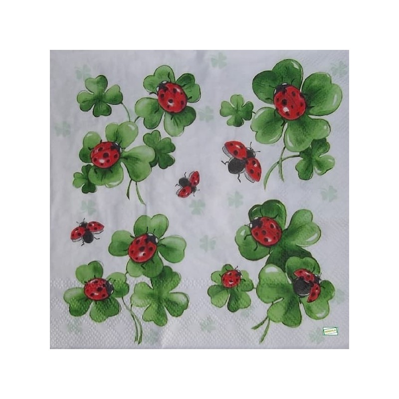1 serviette Coccinelles -36