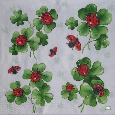 1 serviette Coccinelles -36