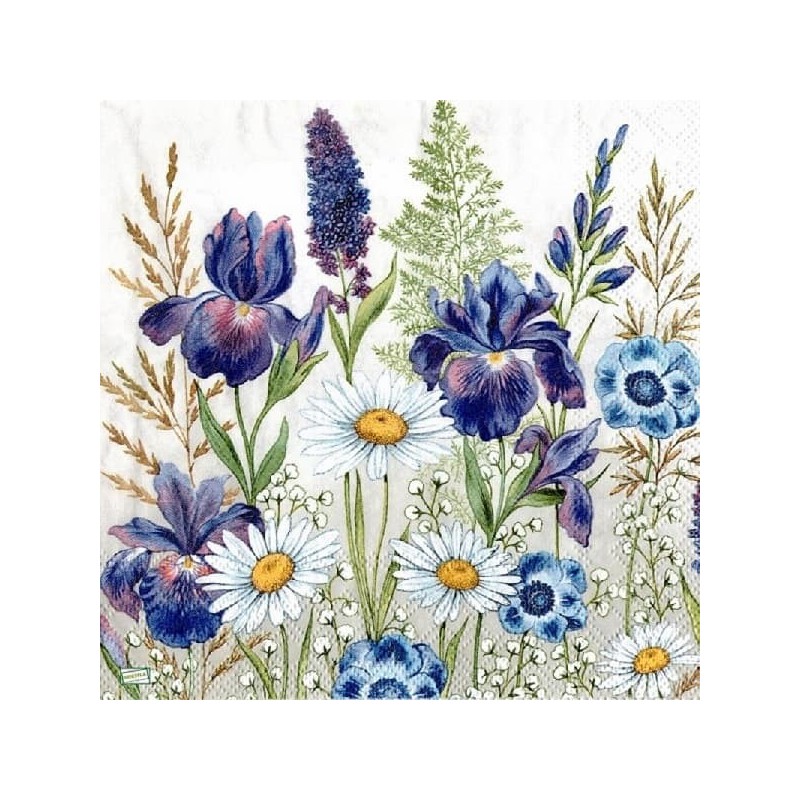 1 serviette Mix de Fleurs -4