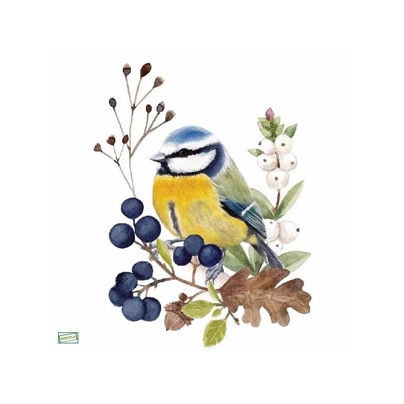 1serviette papier Mésange-102