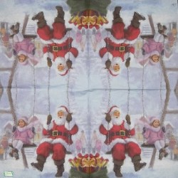 Noël,Ambiance Noël,hiver,neige,découpage,serviettage,sapin,Ambiance Magique et Féérique,fêtes,serviettes papier