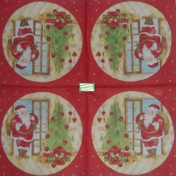 Noël,Ambiance Noël,hiver,neige,découpage,serviettage,sapin,Ambiance Magique et Féérique,fêtes,serviettes papier