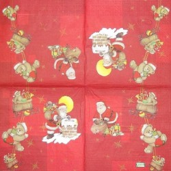 Noël,Ambiance Noël,hiver,neige,découpage,serviettage,sapin,Ambiance Magique et Féérique,fêtes,serviettes papier