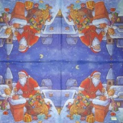 loisirs créatifs,Noël,Ambiance Noël,hiver,neige,découpage,serviettage,sapin,Ambiance Magique et Féérique,fêtes,serviettes papier