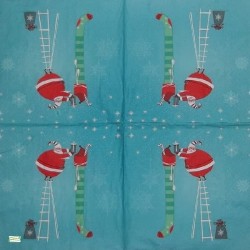 loisirs créatifs,Noël,Ambiance Noël,hiver,neige,découpage,serviettage,sapin,Ambiance Magique et Féérique,fêtes,serviettes papier