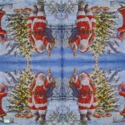 serviettage,collage,découpage,loisirs créatifs,serviettes papier, fêtes de Noel, la neige,serviettes papier,famille,père noêl,hi