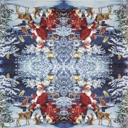 Noël,Ambiance Noël,hiver,neige,découpage,serviettage,sapin,Ambiance Magique et Féérique,fêtes,serviettes papier
