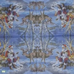 loisirs créatifs,Noël,Ambiance Noël,hiver,neige,découpage,serviettage,sapin,Ambiance Magique et Féérique,fêtes,serviettes papier