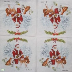 loisirs créatifs,Noël,Ambiance Noël,hiver,neige,découpage,serviettage,sapin,Ambiance Magique et Féérique,fêtes,serviettes papier