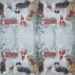 loisirs créatifs,Noël,Ambiance Noël,hiver,neige,découpage,serviettage,sapin,Ambiance Magique et Féérique,fêtes,serviettes papier