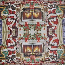 Scène enneigée,Paysage hivernal,Décor de neige,Tableau d'hiver,Horizons enneigés,la neige,découpage,collage,serviettage,flocons