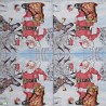 serviettage,collage,découpage,loisirs créatifs,serviettes papier, fêtes de Noel, la neige,serviettes papier,famille,père noêl,hi