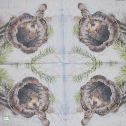 1 serviette Le Hérisson -50