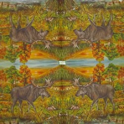 1 serviette L' élan -58