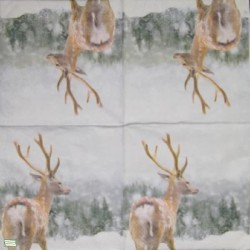 1 serviette Le Cerf -31