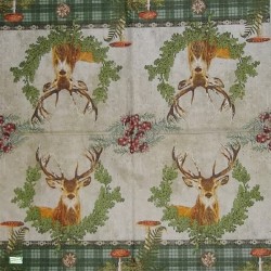 1 serviette Le Cerf -79