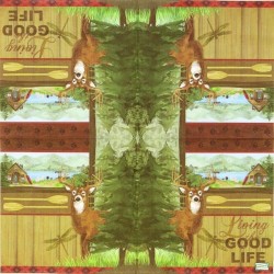 1 serviette Le Cerf -90