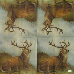 1 serviette Le Cerf -96