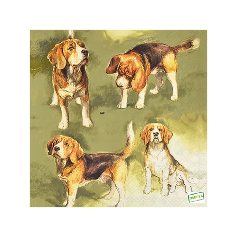 1serviette papier Chiens-36
