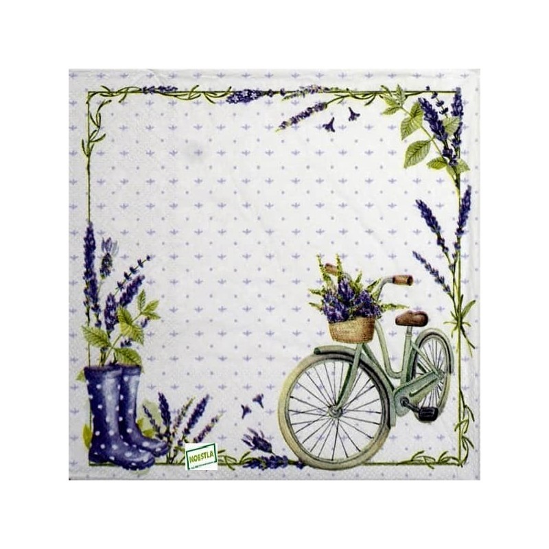 1 serviette papier Lavande -61