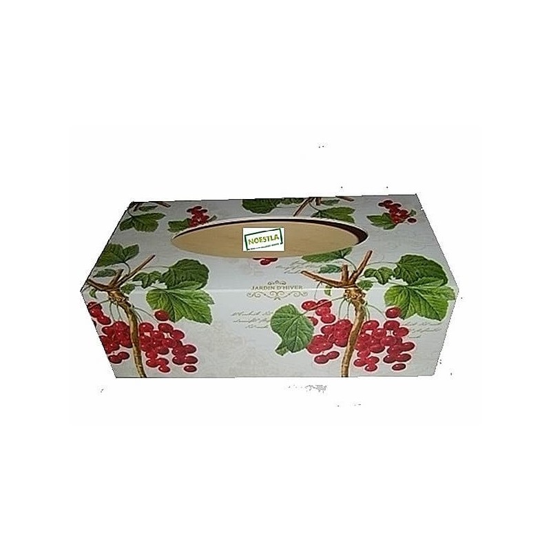 Boite mouchoirs Groseilles serviettage