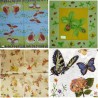 4 serviettes Insectes -55