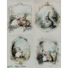 Papier de riz Lapins -R1408L