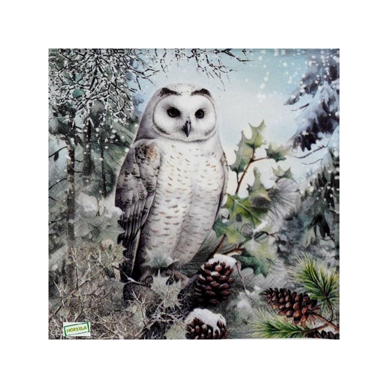 1 serviette La chouette -79