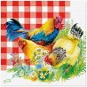 1serviette papier Poulets-8