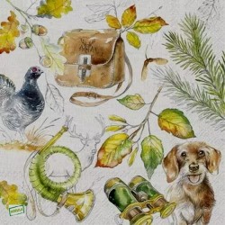 1serviette papier Chien-71