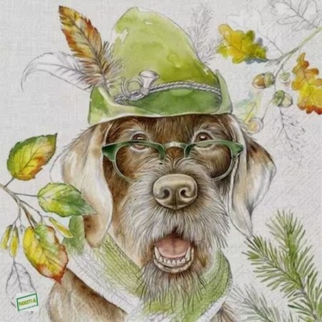 1serviette papier Chien-75