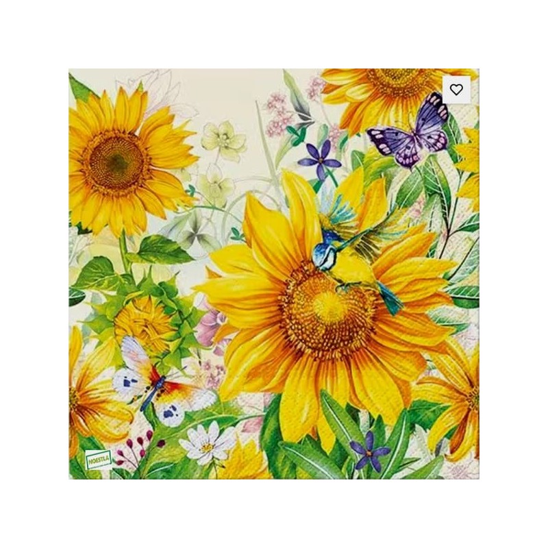 1serviette Tournesols -14