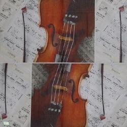 1 serviette papier Musique -8