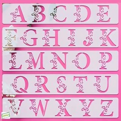 5 Pochoirs Alphabet Loisirs créatifs