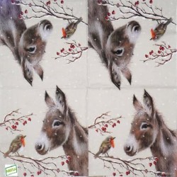 1 serviette papier L' âne -35