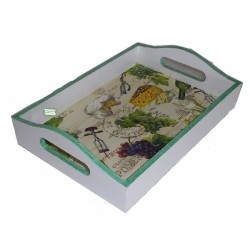 Plateau bois Fromages serviettage