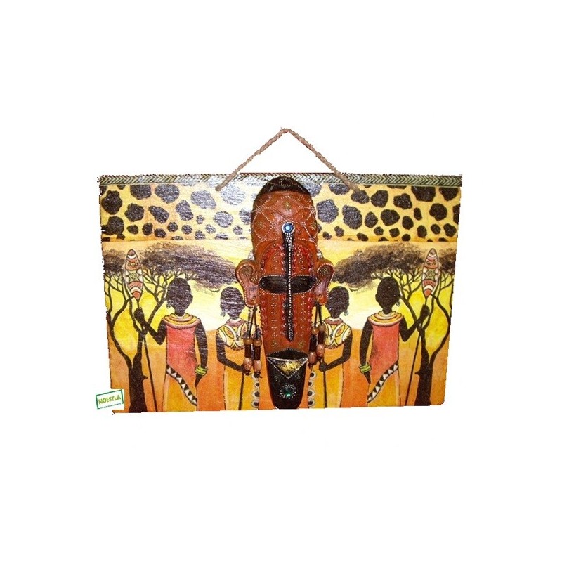 Plaque Déco Afrique serviettage