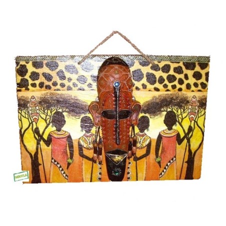 Plaque Déco Afrique serviettage