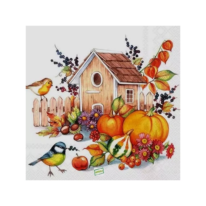 1serviette papier Moineaux-30