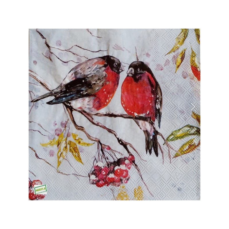 1 serviette Les oiseaux -56