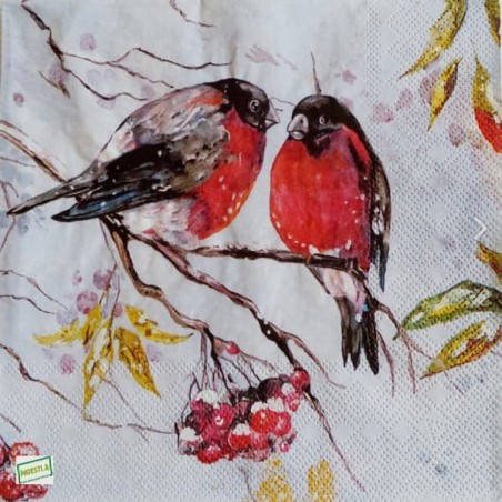 1 serviette Les oiseaux -56