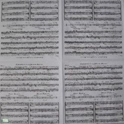 1 serviette papier Musique -12