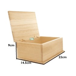 Boite bois Fruits serviettage