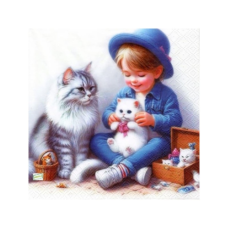 1 serviette papier Enfant -72