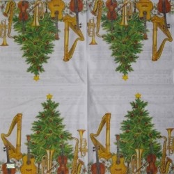 1 serviette papier Musique -17