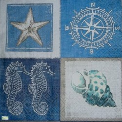 1 serviette papier La Mer-41