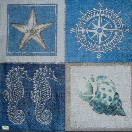 1 serviette papier La Mer-41