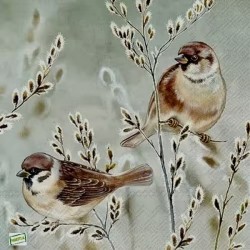 1serviette papier Moineaux-25