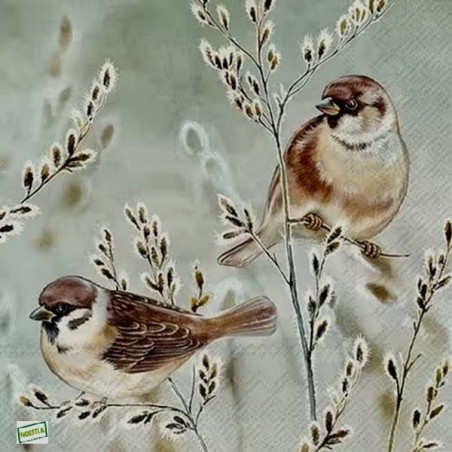 1serviette papier Moineaux-25